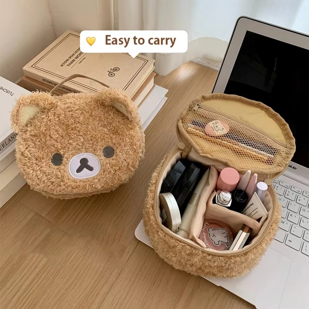 Women Bags On Sale - Plushes Makeup Case Anime Relaxed Bear