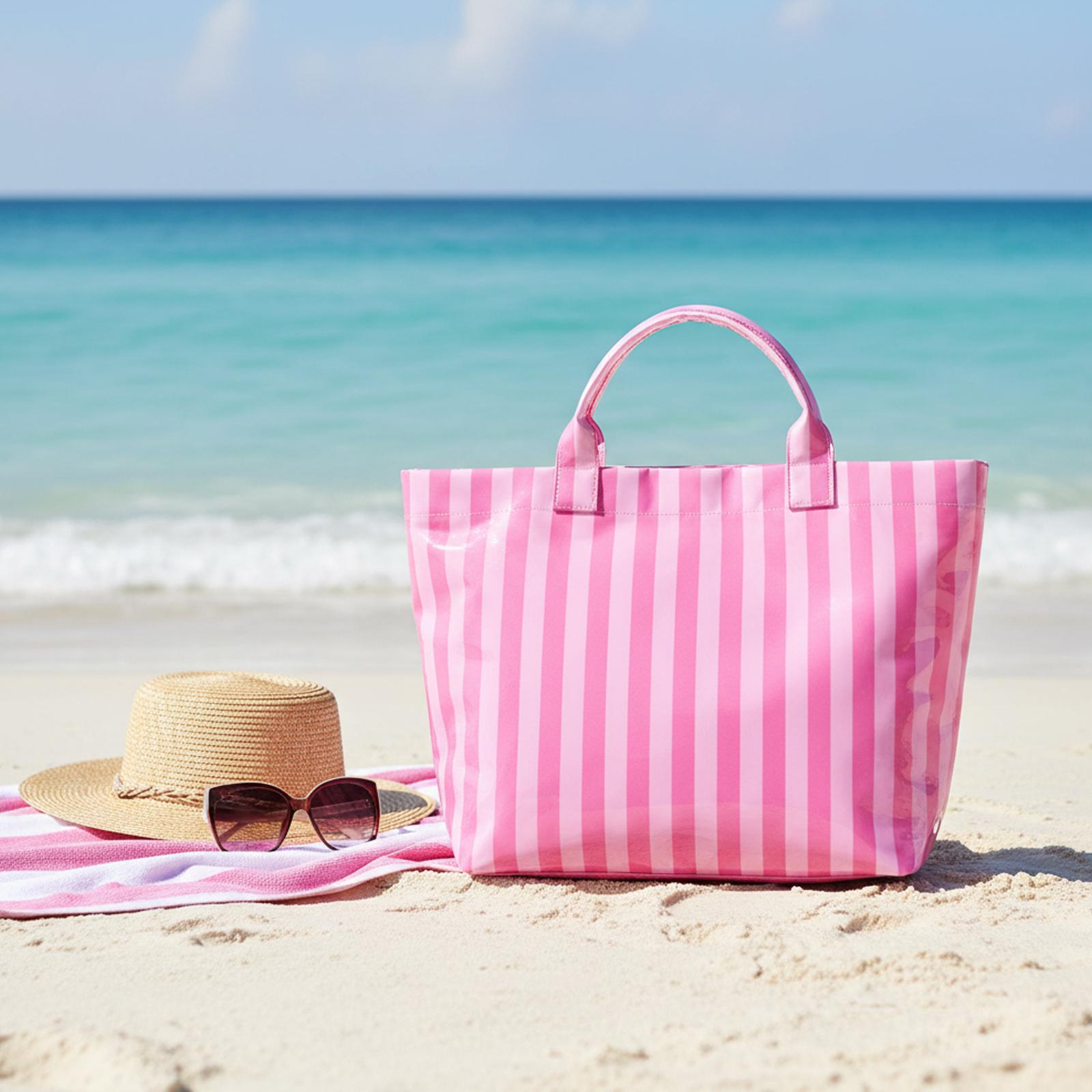 Women'S Bags Handbags - Large Striped Waterproof Tote Bag for
