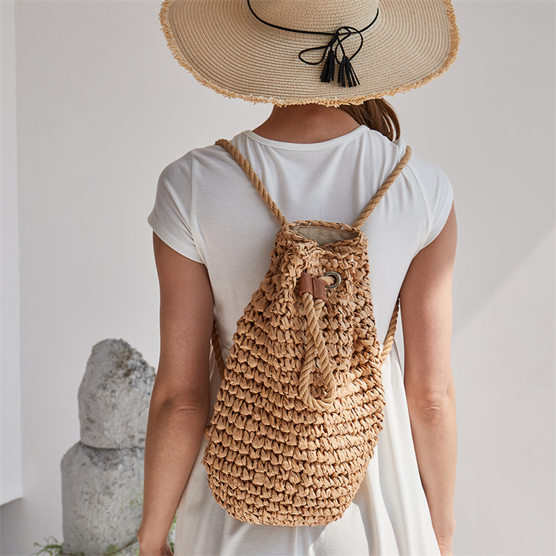 2023 Summer Casual Straw Backp - огляд і ціна Women'S Raffia Bags