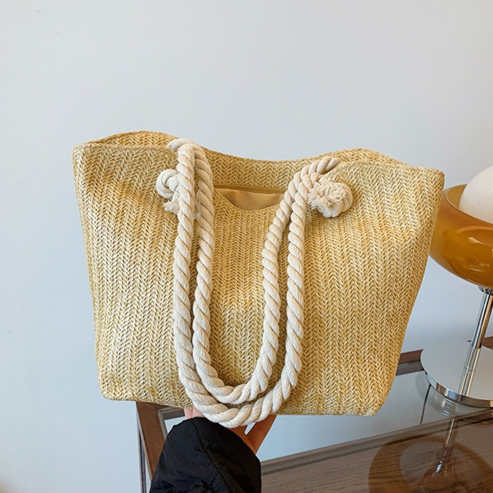 New Summer Beach Tote Bag Larg - огляд і ціна Women'S Raffia Bags