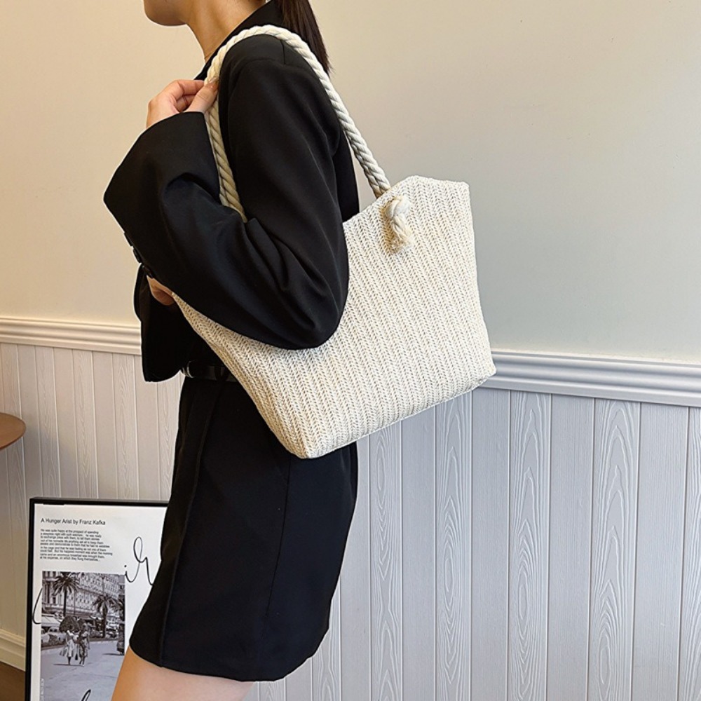 New Summer Beach Tote Bag Larg - огляд і ціна Women'S Raffia Bags