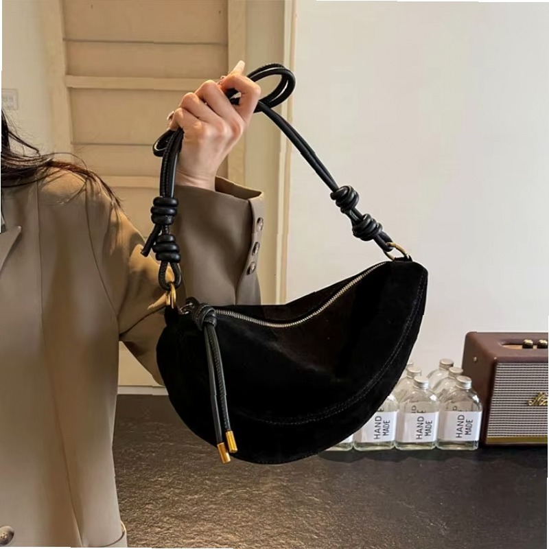 Faux Suede Dumpling Shoulder B - огляд і ціна Women Bags On Sale