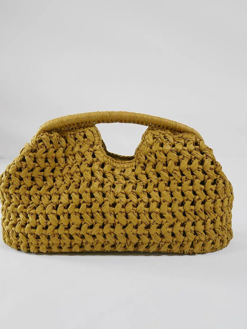 Elegant Ladies Chain Woven Han - огляд і ціна Women'S Raffia Bags