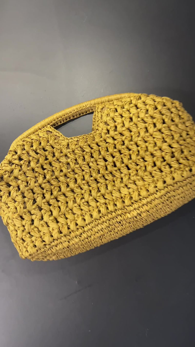Elegant Ladies Chain Woven Han - огляд і ціна Women'S Raffia Bags