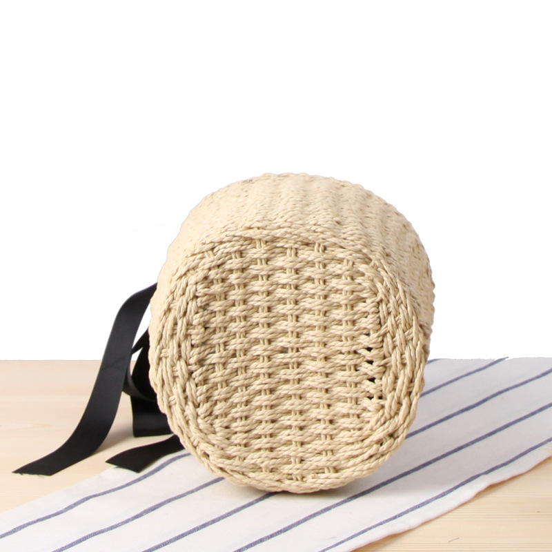 Hand-made Bucket Straw Bag Top - огляд і ціна Women'S Raffia Bags