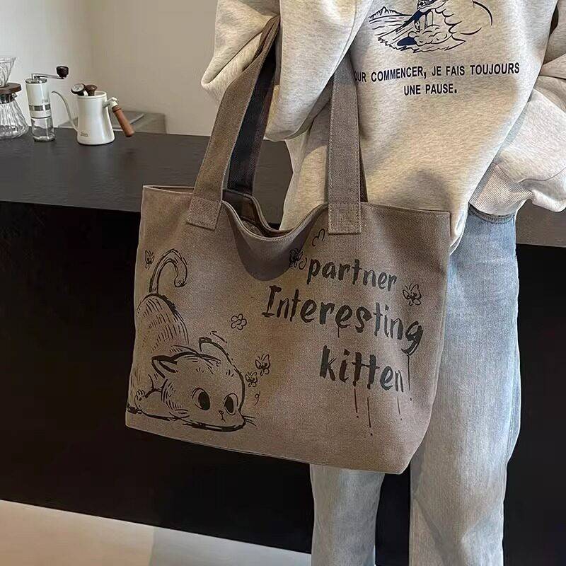 Large Capacity Canvas Tote Bag - огляд і ціна Women Bags 2026 Trends