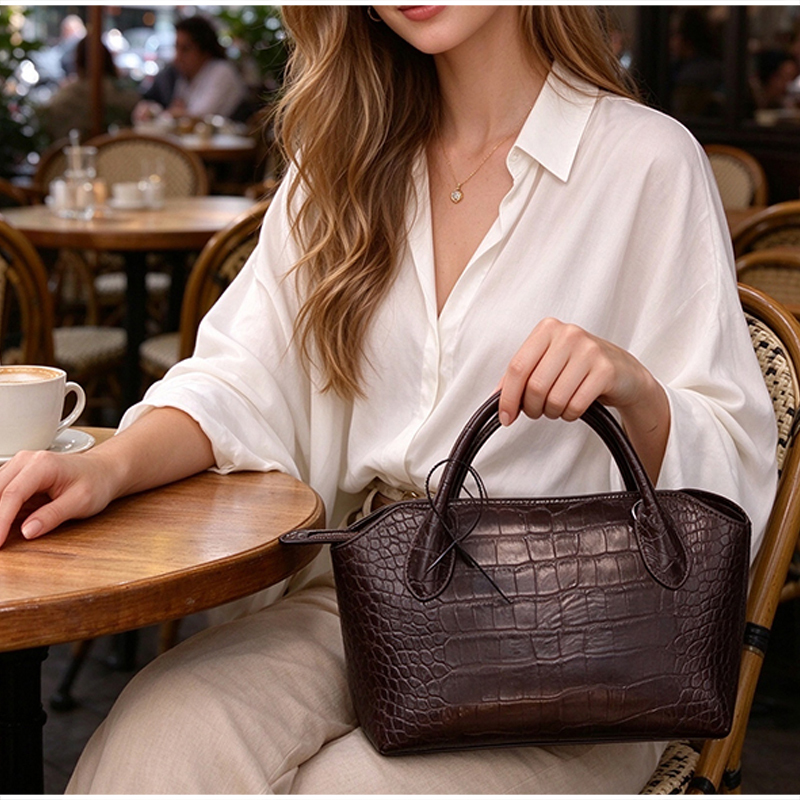 Luxury Women Croc Pattern Top  - огляд і ціна Women Hand Bags For Office