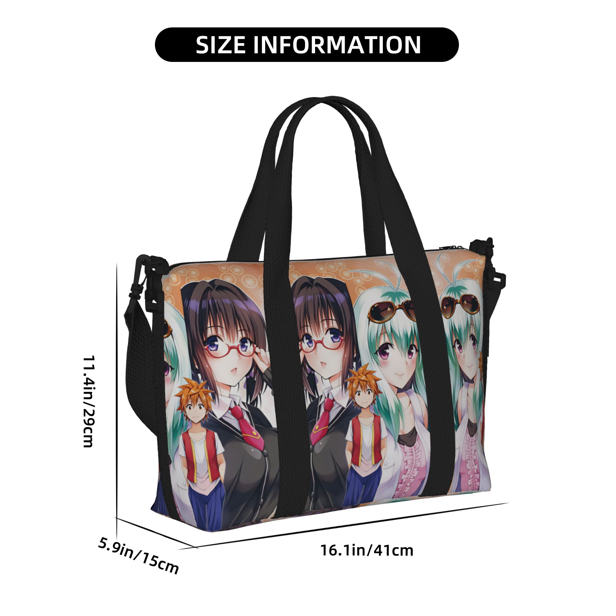 Custom Anime T-To L-Love R-Ru  - огляд і ціна Women Bags Ru